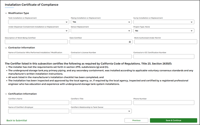 Installation Certificate Image